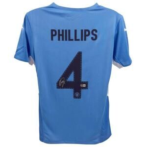 Kalvin Phillips Signed Manchester City Jersey (Beckett)XL